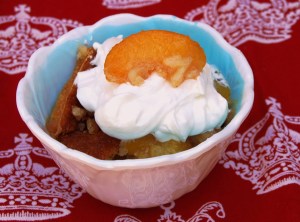 skillet peach cobbler 039