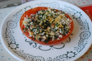 STUFFED MUSHROOMS AND PROVENCAL TOMATOES 108