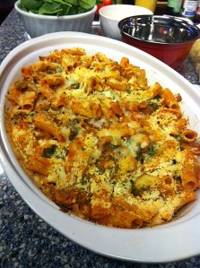 Mama Steph's lightened-up pasta bake