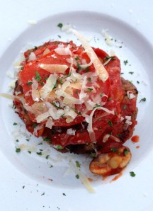 Italian turkey-eggplant stacks