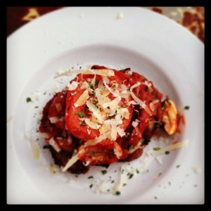 Mama Steph's Italian veggie-turkey stacks