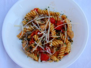 Mama Steph's Chicken-asparagus pasta toss