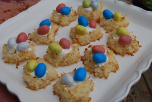Mama Steph's springtime birds' nest cookies