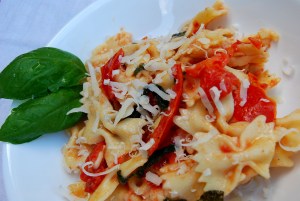 Mama Steph's pasta alla checca