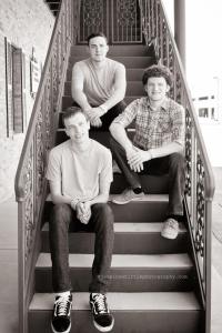 justin jacob and jared on stairs by jessie whittle