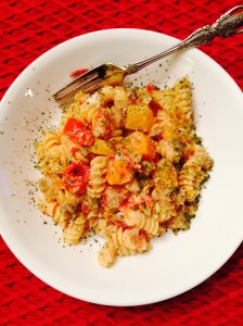 Mama Steph's winter vegetable-ricotta pasta