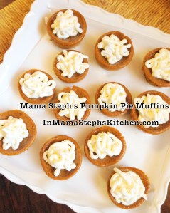 Mama Steph's Pumpkin Pie Muffins