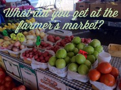 Mama Steph at the farmer's market