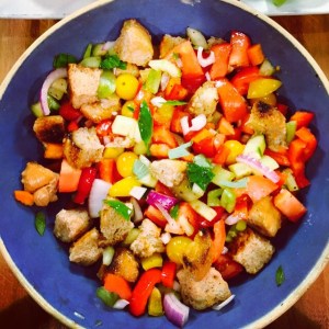 Mama Steph's kicked up panzanella