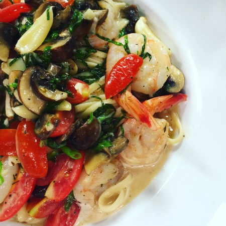 Shrimp Magnolia pasta by Mama Steph