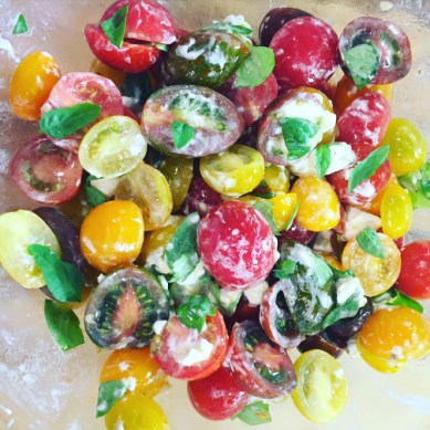 tomato heirloom salad
